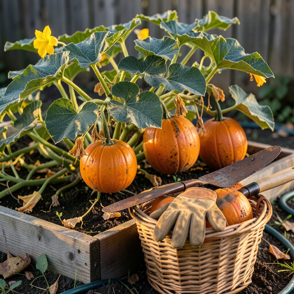 When to Pick Pumpkins Off the Vine: Perfect Timing for Ripe Harvests illustration with key details