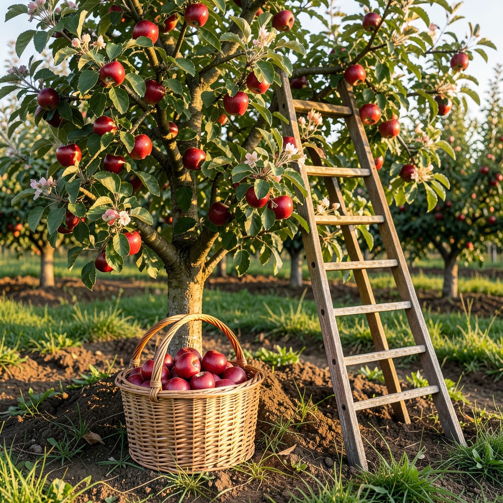 when to pick red delicious apples example with annotations