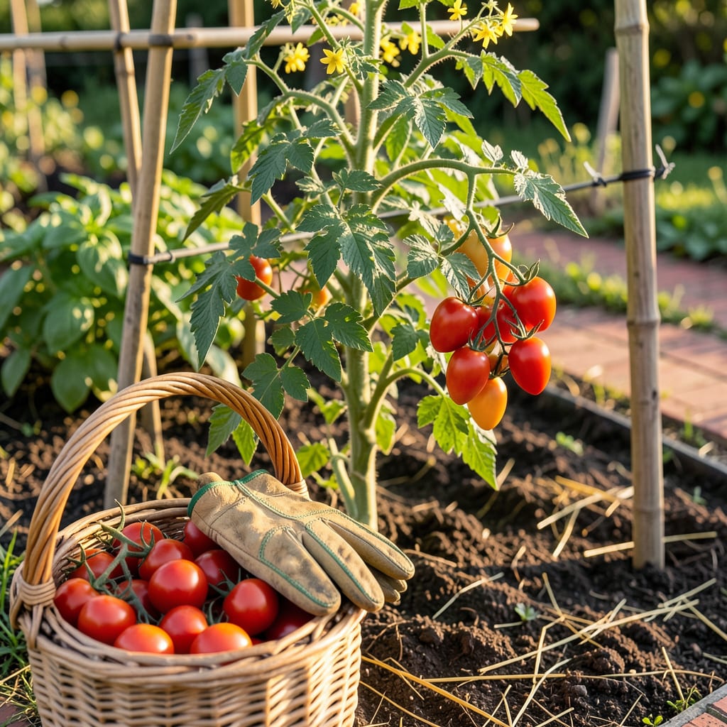 when to pick roma tomatoes example with annotations