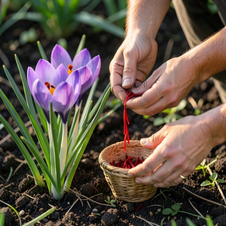 When to Pick Saffron: Identify Crimson Stigmas for Harvest When to Pick Saffron: Identify Crimson Stigmas for Harvest