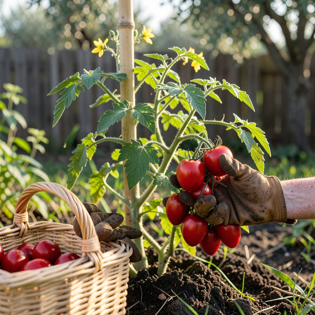 when to pick san marzano tomatoes illustration with key details