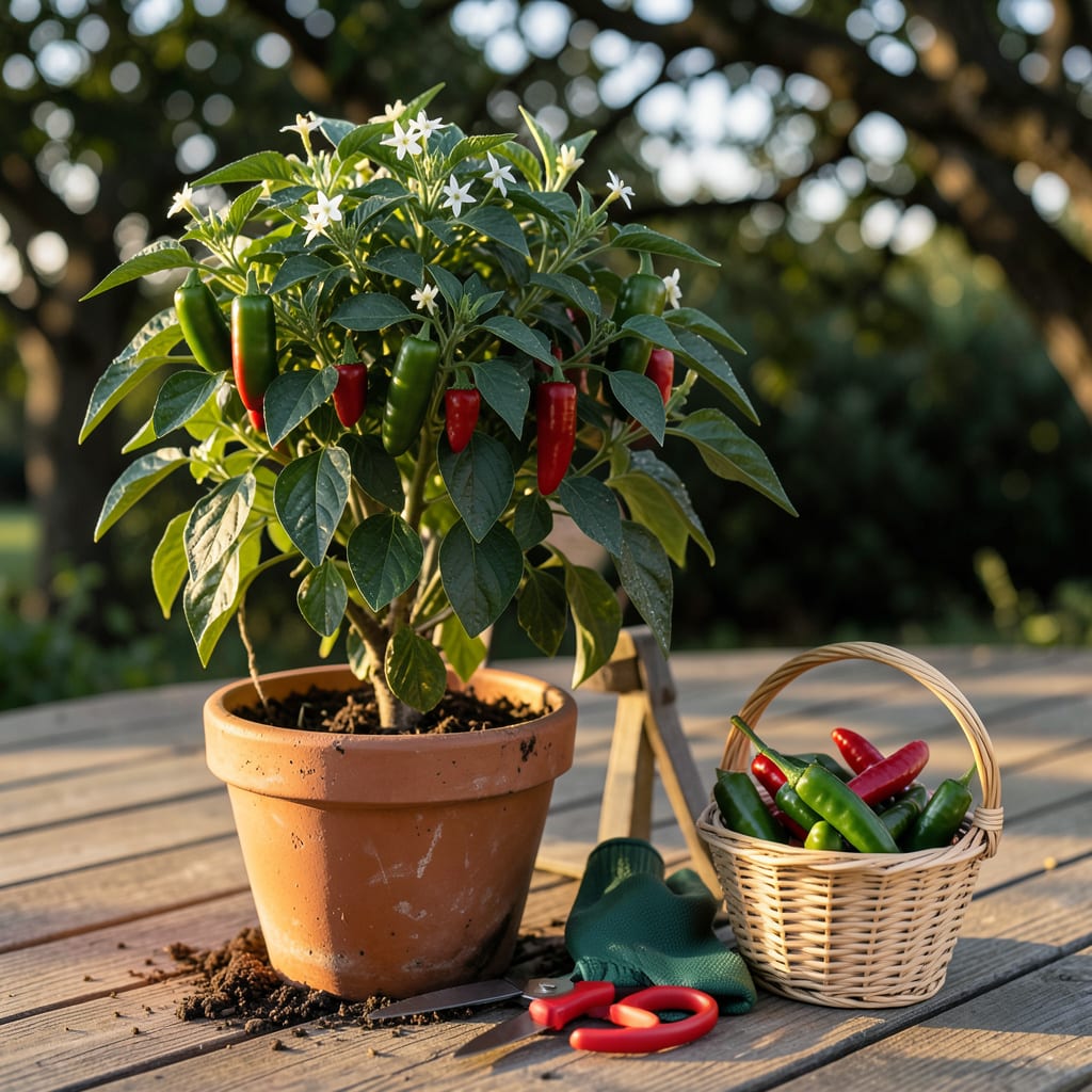 When to Pick Serrano Peppers: Perfect Timing for Maximum Heat illustration with key details
