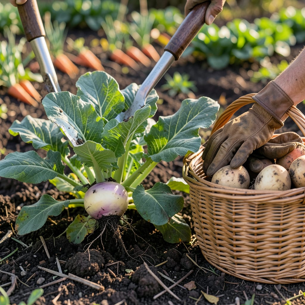 When to Pick Turnips: Harvest for Perfect Flavor and Texture example with annotations