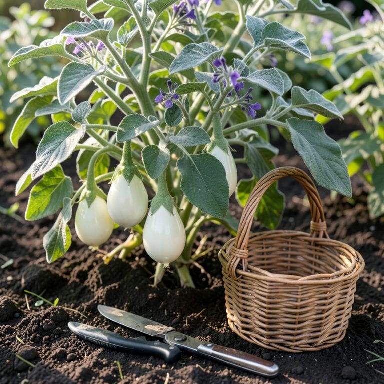 When to Pick White Eggplant: Harvest at Full Size Before Skin Turns Yellow