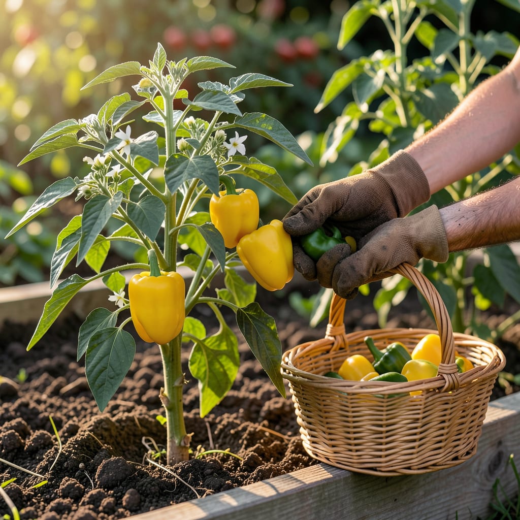 Visual representation of When to Pick Yellow Bell Peppers: Perfect Timing for Sweet Flavor