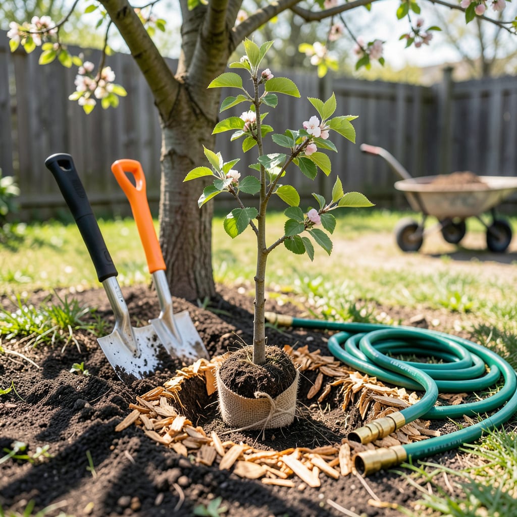 when to plant apple trees in nc illustration with key details
