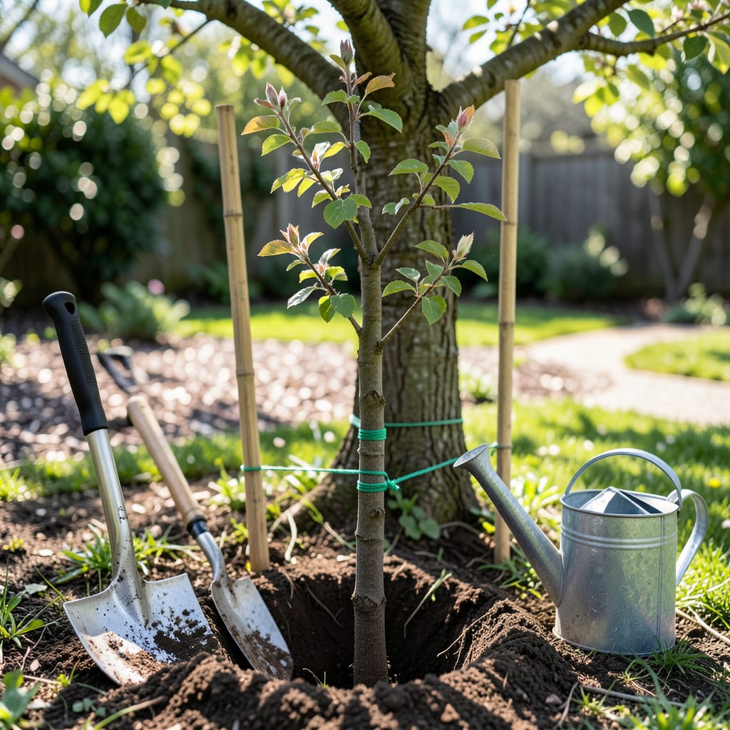 Visual representation of When to Plant Apple Trees in Zone 5: Early Spring for Strongest Root Growth