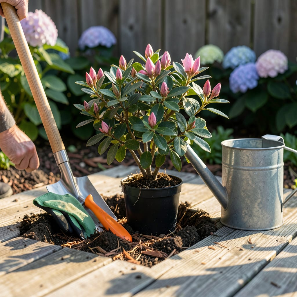 when to plant azaleas in virginia illustration with key details