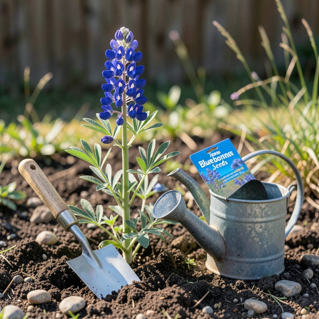 Visual representation of When to Plant Bluebonnet Seeds in Texas: Perfect Timing for Stunning Blooms
