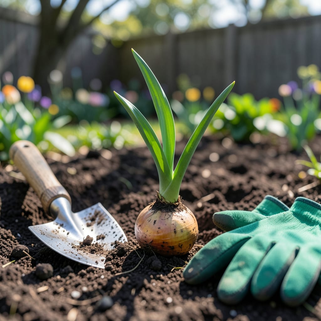 Visual representation of when to plant bulbs in georgia