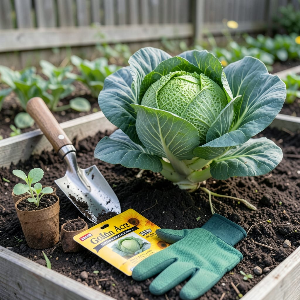 When to Plant Cabbage in Alabama: Perfect Timing for Big Harvests example with annotations