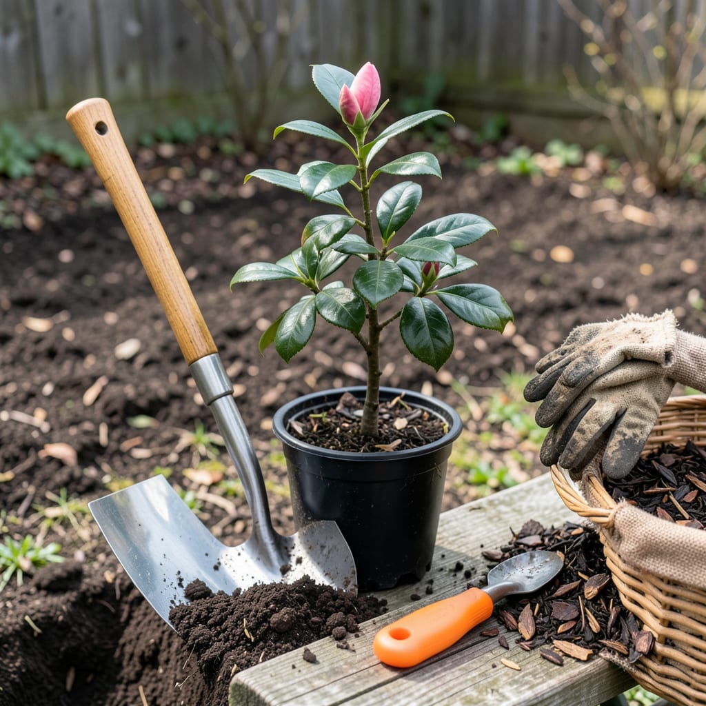 When to Plant Camellias in Zone 8: Perfect Timing for Lush Blooms illustration with key details