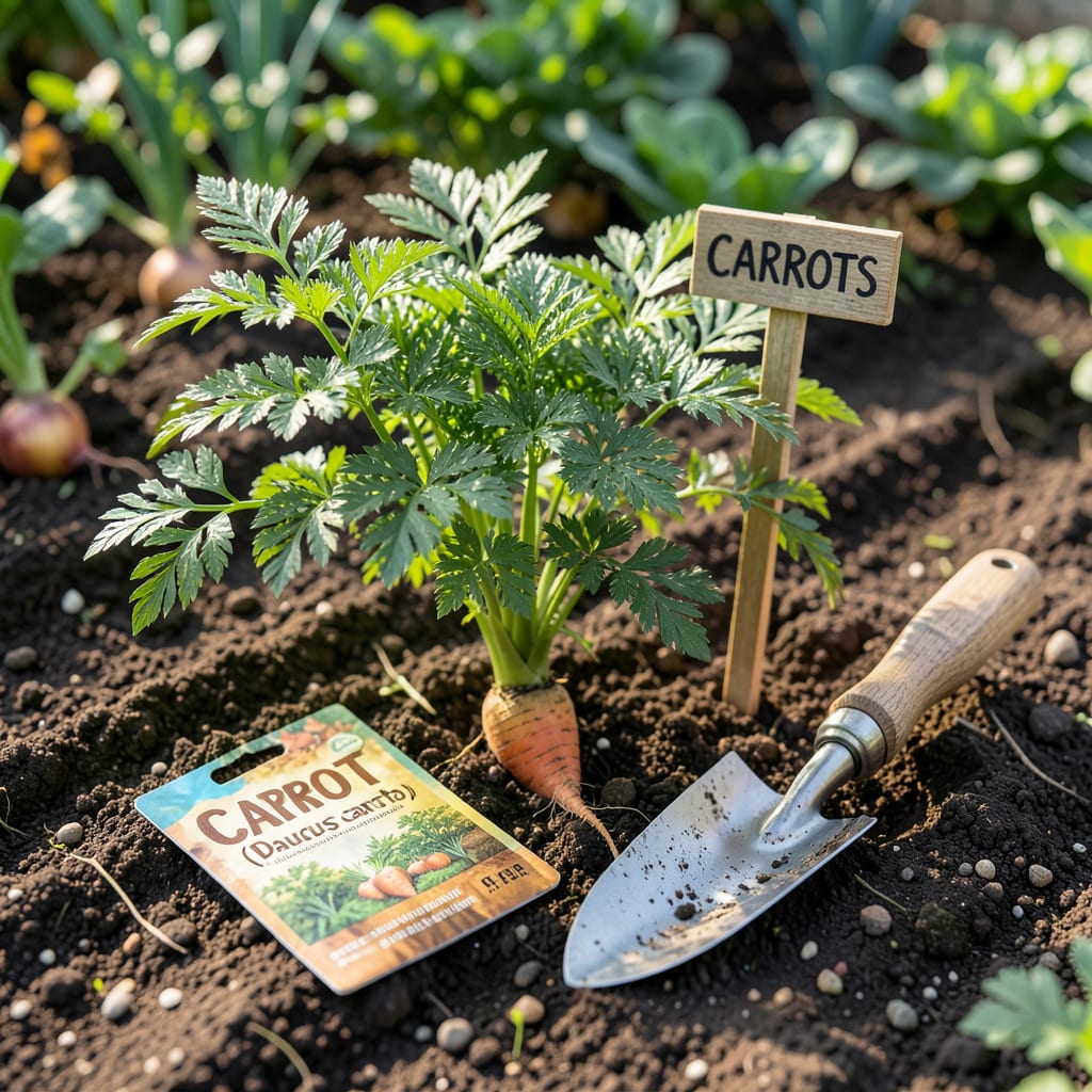 When to Plant Carrots in Zone 7: Perfect Timing for Sweet Harvests example with annotations