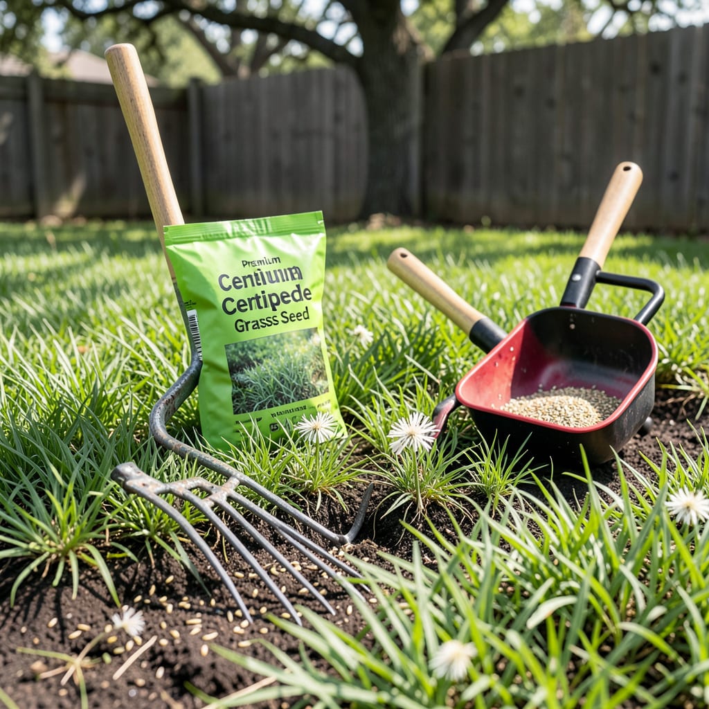 When to Plant Centipede Grass Seed in South Carolina: Perfect Timing for Lush Lawns illustration with key details