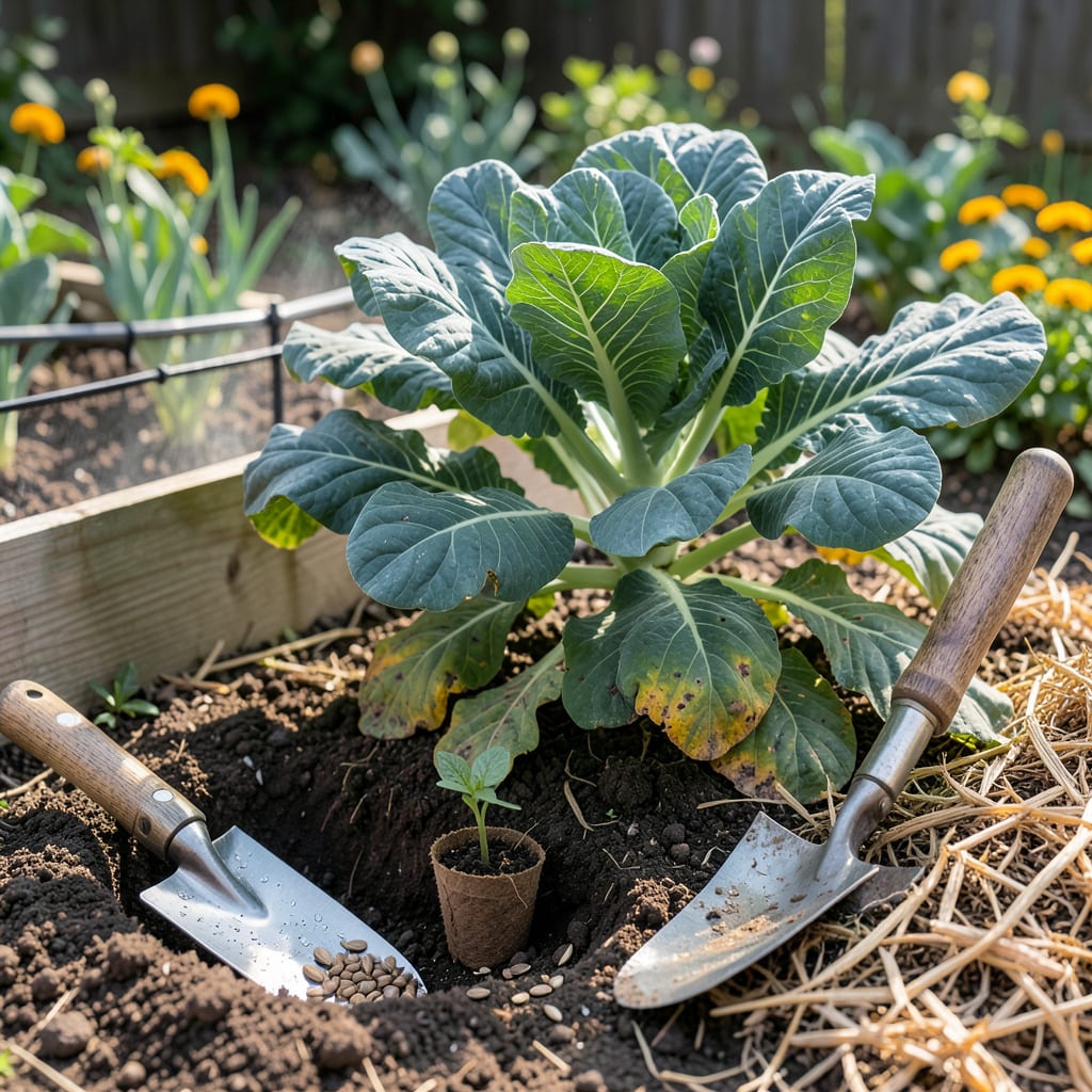 When to Plant Collard Greens in Texas: Heat Tolerant Timing for Lush Leaves illustration with key details