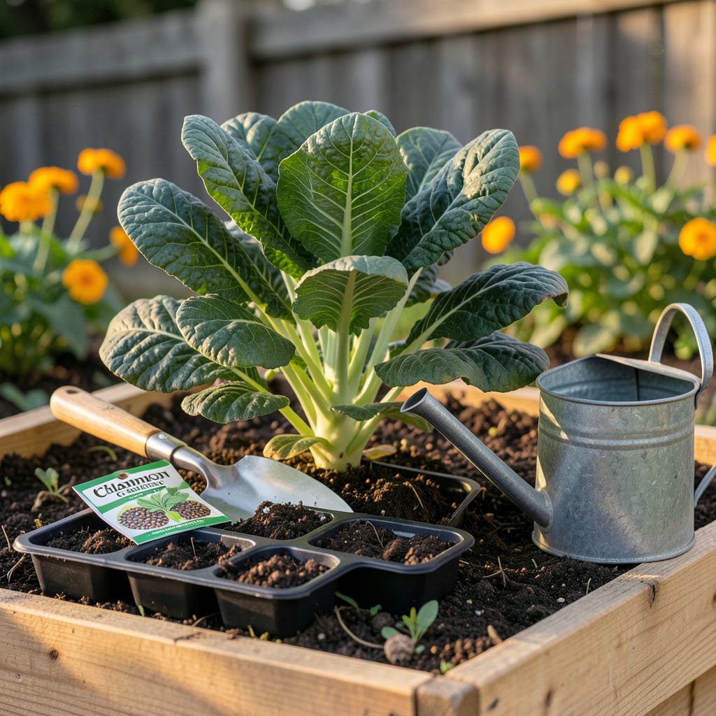 When to Plant Collards in SC: Perfect Timing for a Bountiful Harvest example with annotations