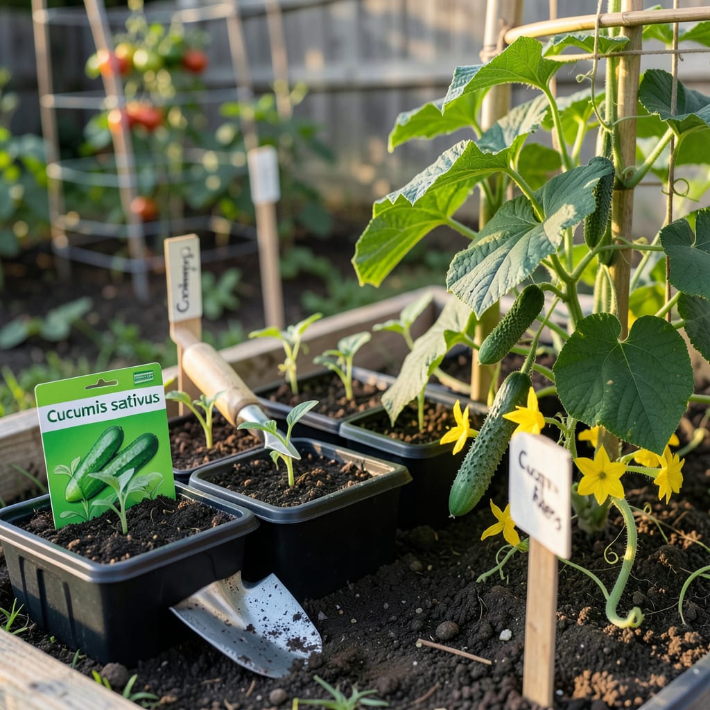 When to Plant Cucumbers in Georgia: Perfect Timing for Big Harvests illustration with key details
