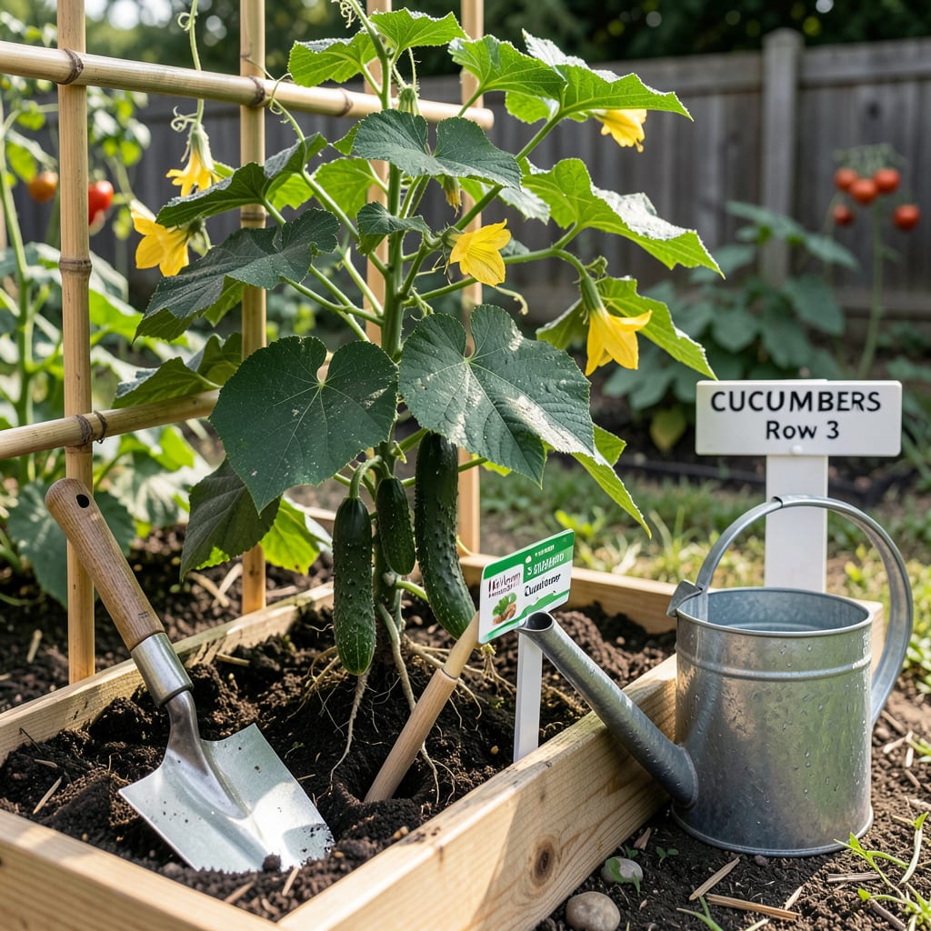 when to plant cucumbers in massachusetts illustration with key details