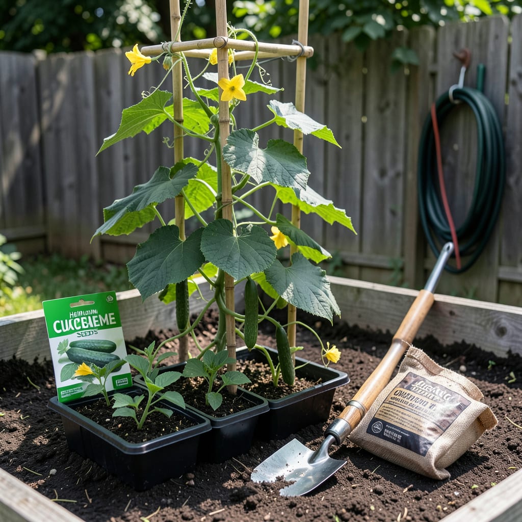 When to Plant Cucumbers in SC: Zone Specific Calendar for Crisp Harvests example with annotations