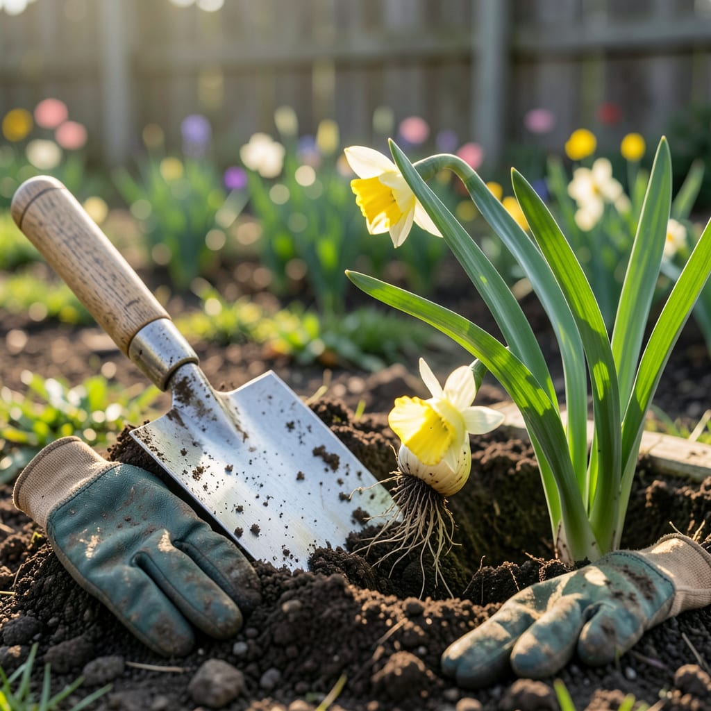 When to Plant Daffodils in Alabama: Fall Timing for Vibrant Spring Displays illustration with key details