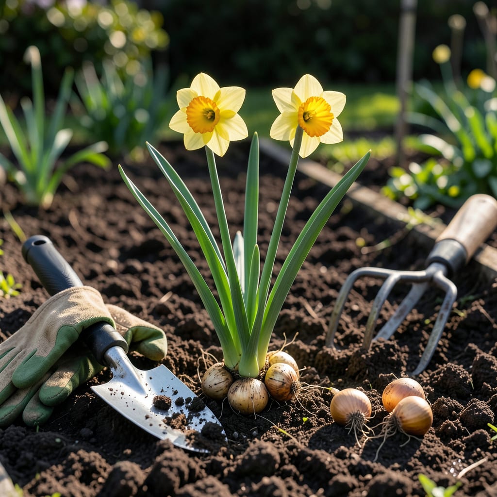 Visual representation of When to Plant Daffodils in Michigan: Zone 5 Fall Timing for Spring Blooms