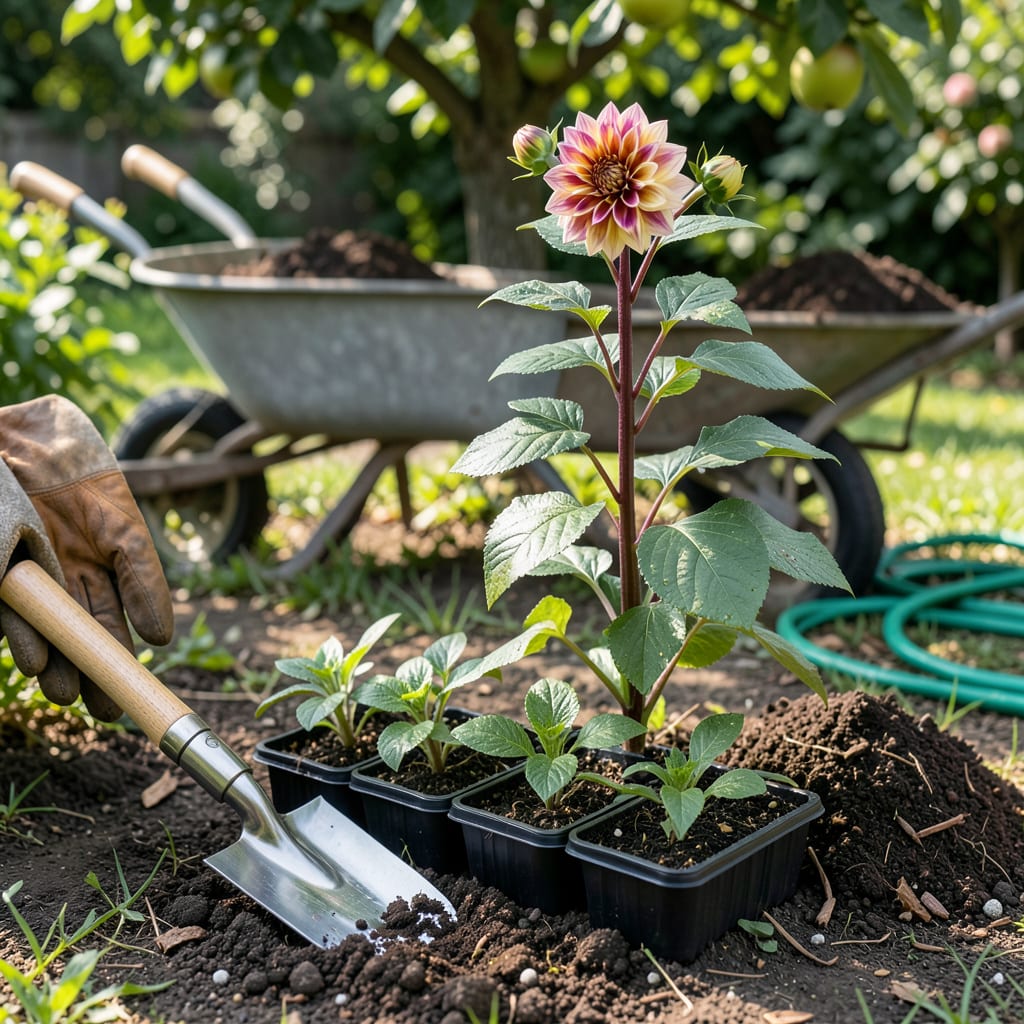 When to Plant Dahlias in Massachusetts: Zone 6 Timing for Summer Long Blooms illustration with key details