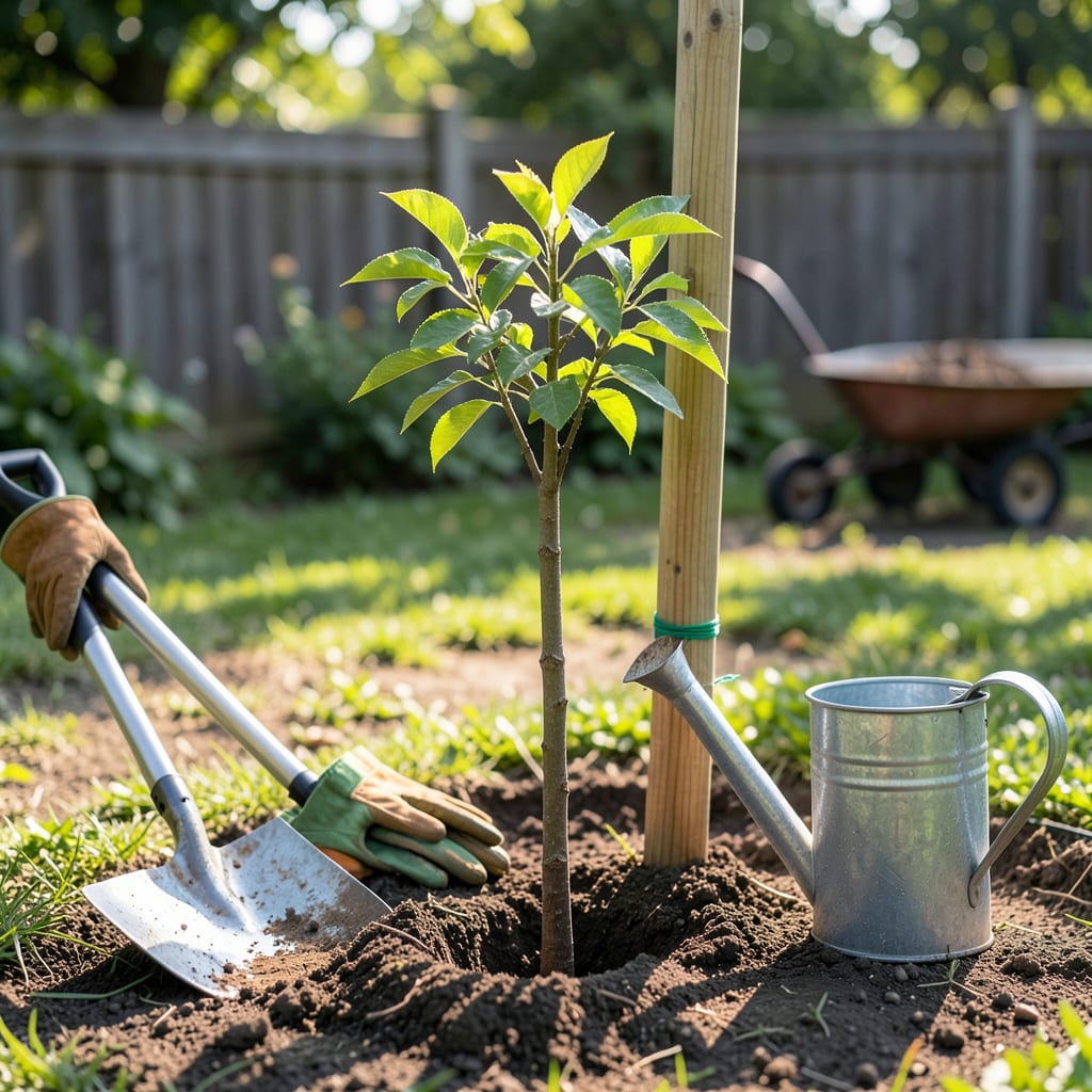 When to Plant Fruit Trees in Georgia: Month by Month Guide for Heavy Yields example with annotations