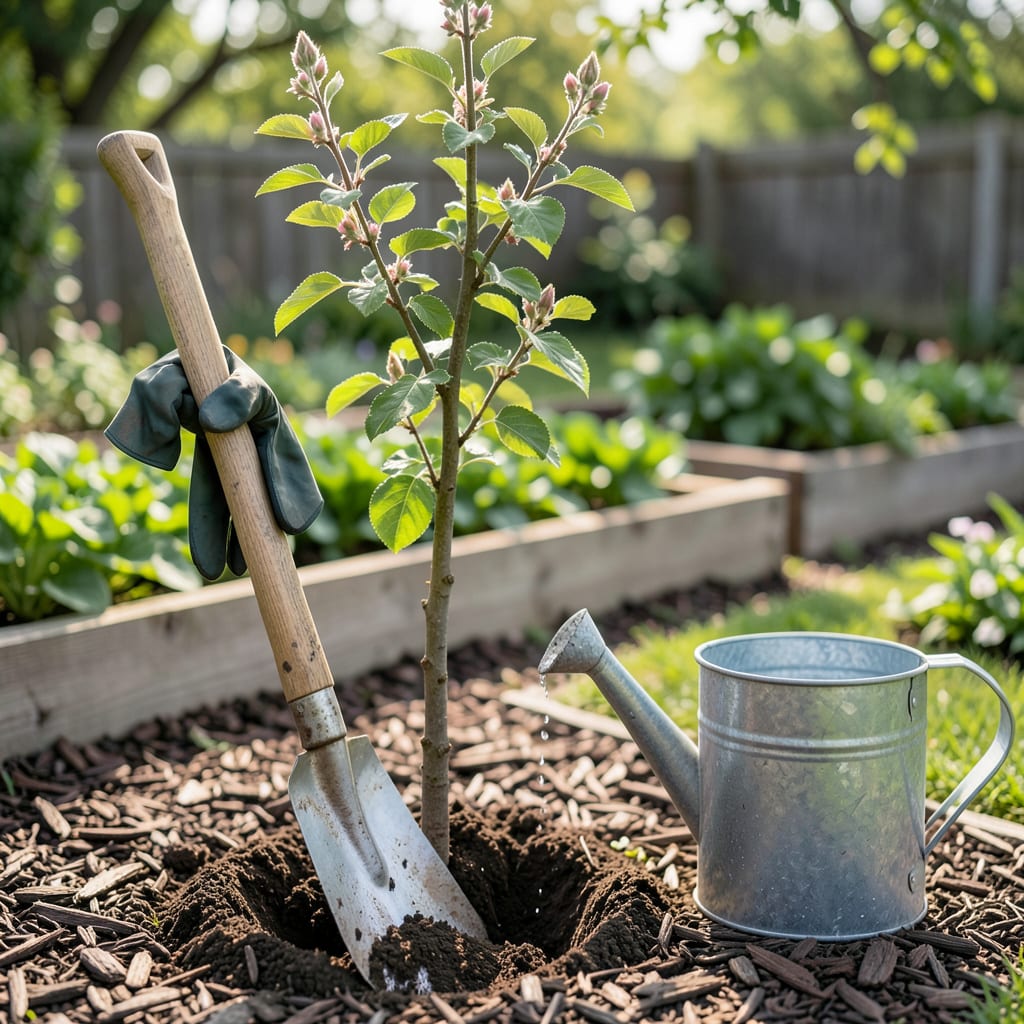 Visual representation of when to plant fruit trees in ohio