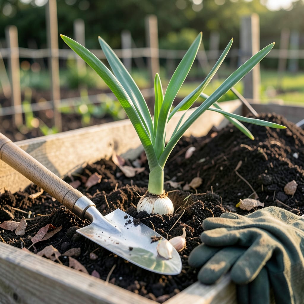 Visual representation of When to Plant Garlic in California: Month by Month Guide for Biggest Bulbs