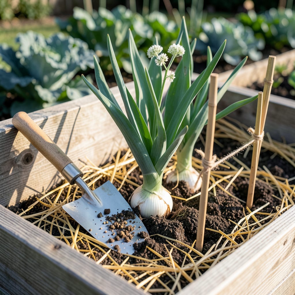 when to plant garlic in nc example with annotations