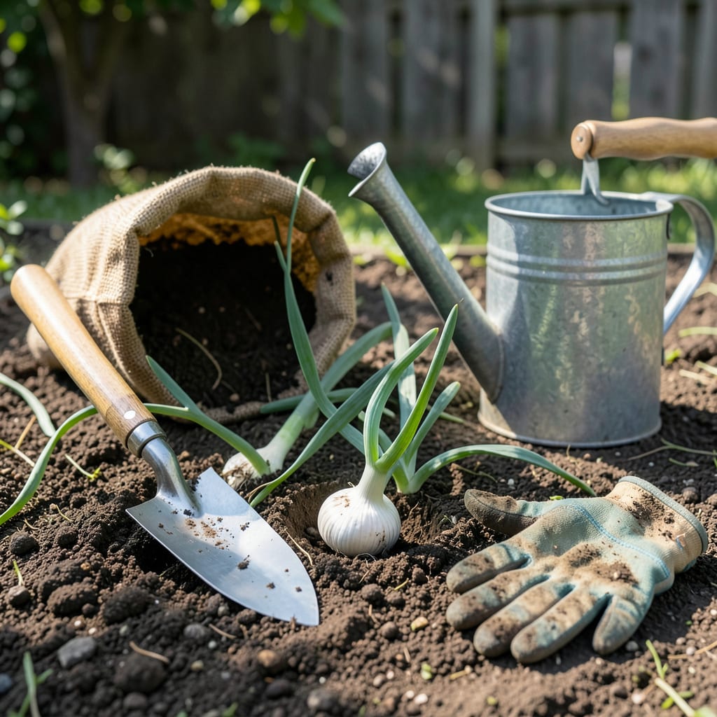 when to plant garlic in north florida example with annotations