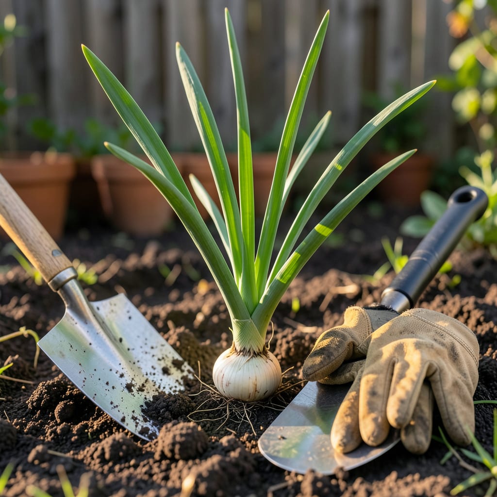 When to Plant Garlic in Southern California: Month by Month Guide for Biggest Bulbs illustration with key details