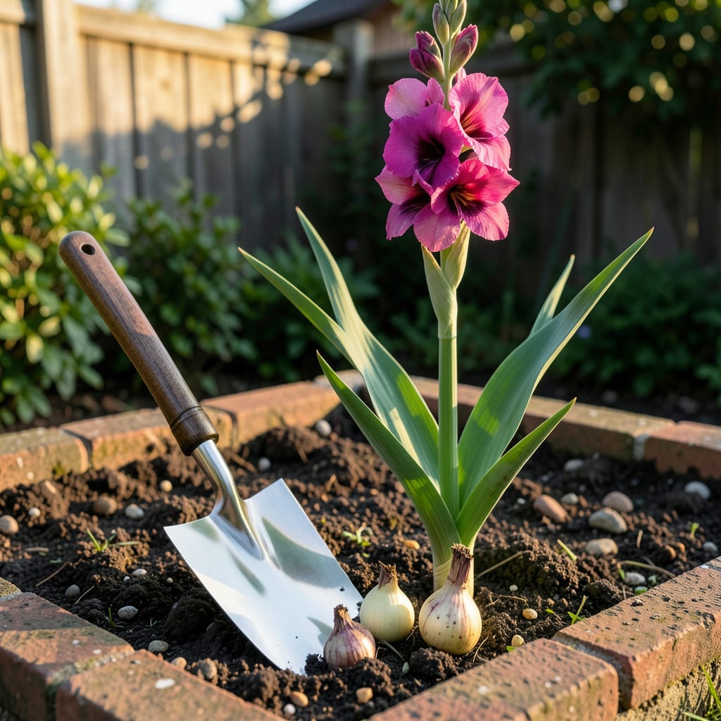 when to plant gladiolus in michigan illustration with key details