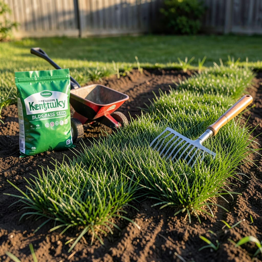 Visual representation of when to plant grass in ohio