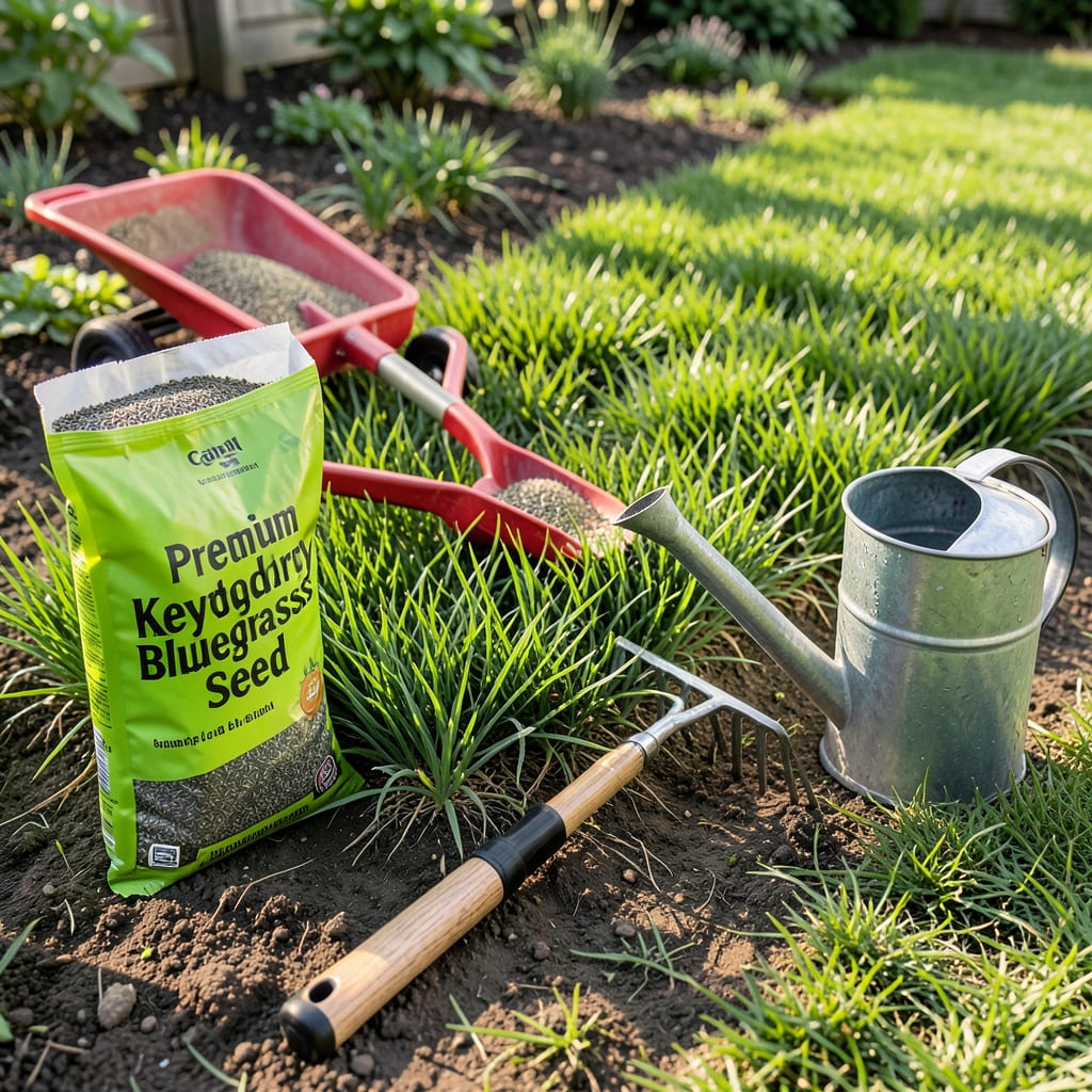 Visual representation of When to Plant Grass Seed in Wisconsin: Seasonal Guide for Lush Lawns