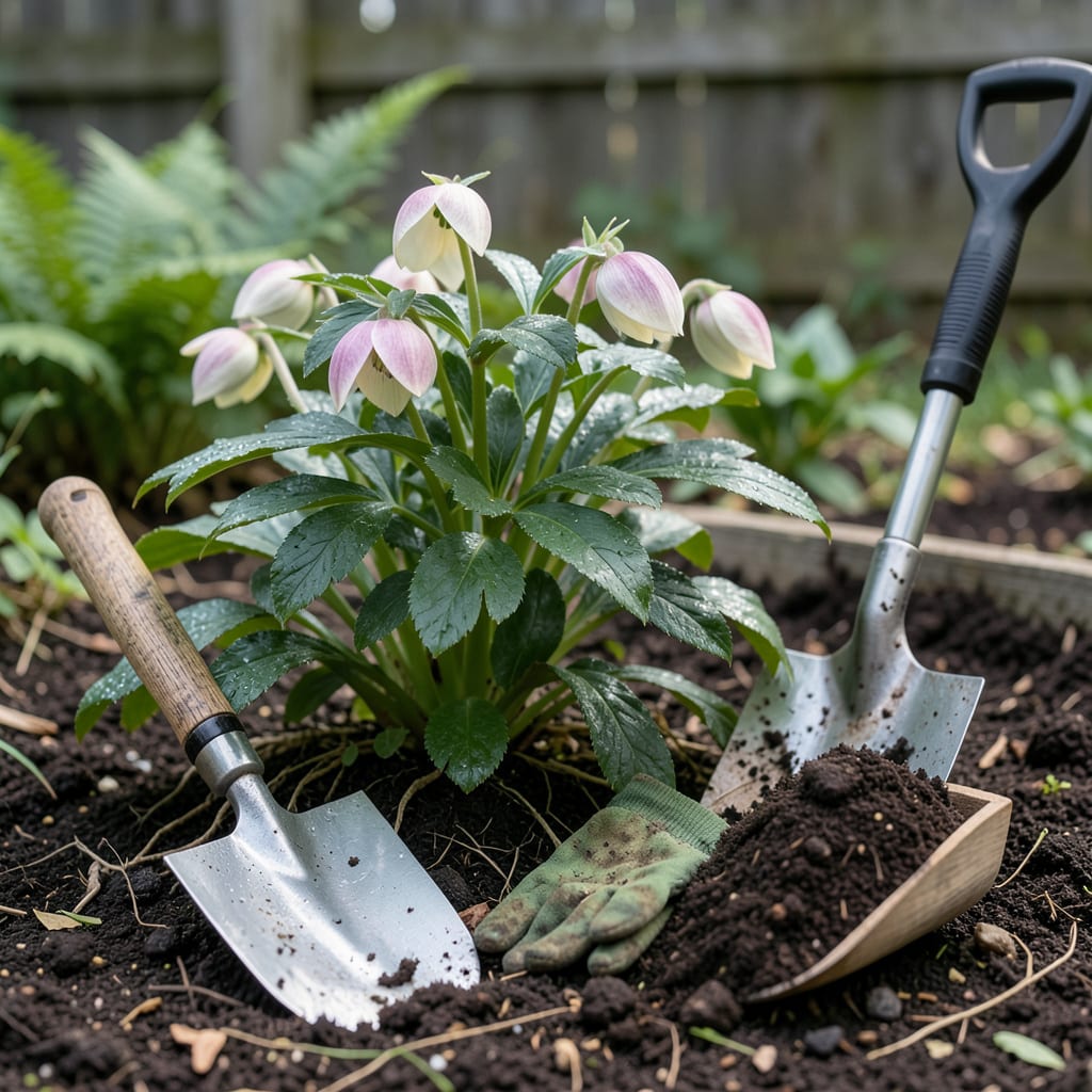 When to Plant Hellebores in Zone 6: Fall Timing for Winter Blooms illustration with key details