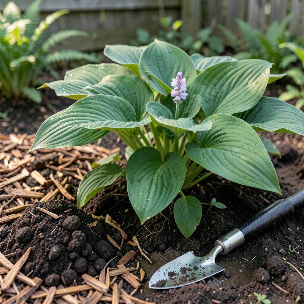 when to plant hostas in nc illustration with key details