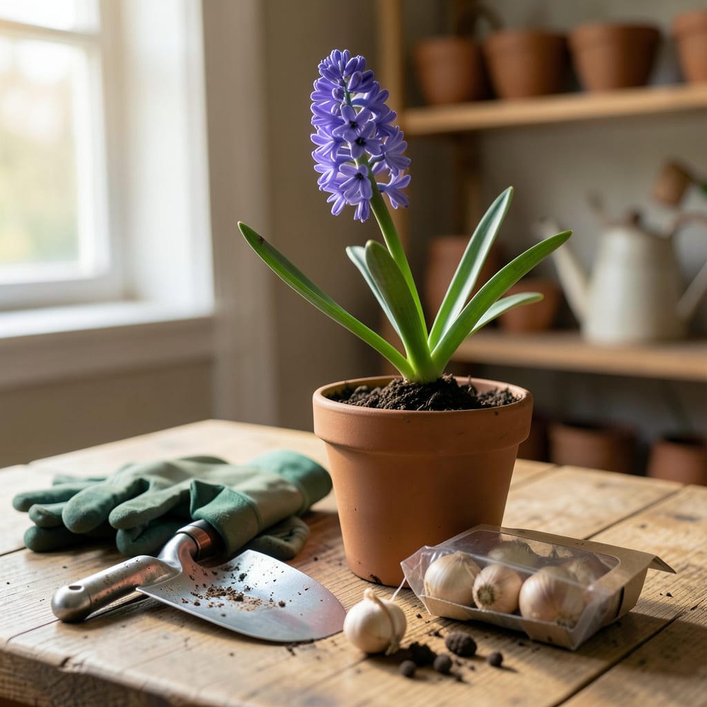 Visual representation of When to Plant Hyacinth Bulbs in Pots: Fall Timing for Spring Fragrance