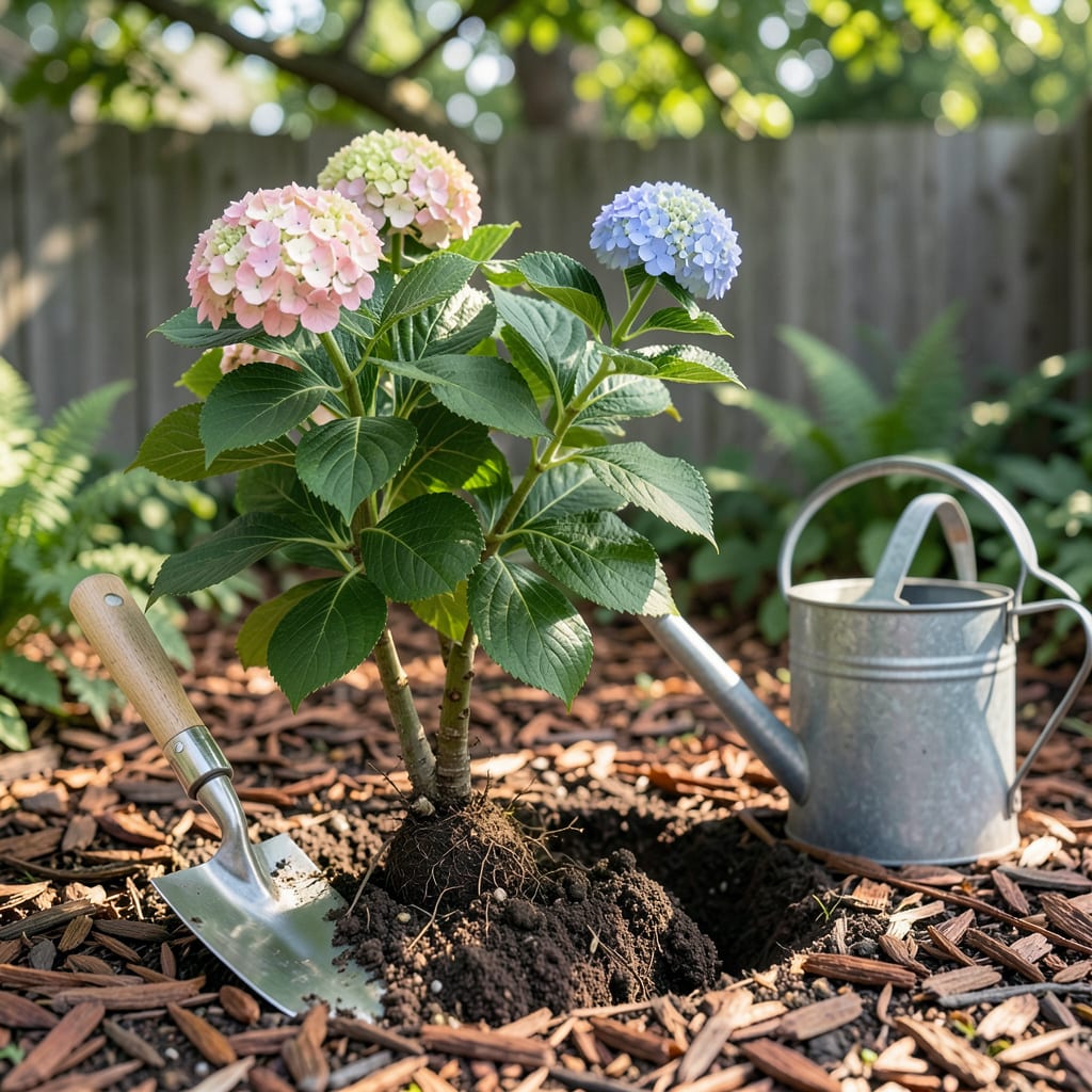 When to Plant Hydrangeas in Tennessee: Seasonal Guide for Best Blooms example with annotations