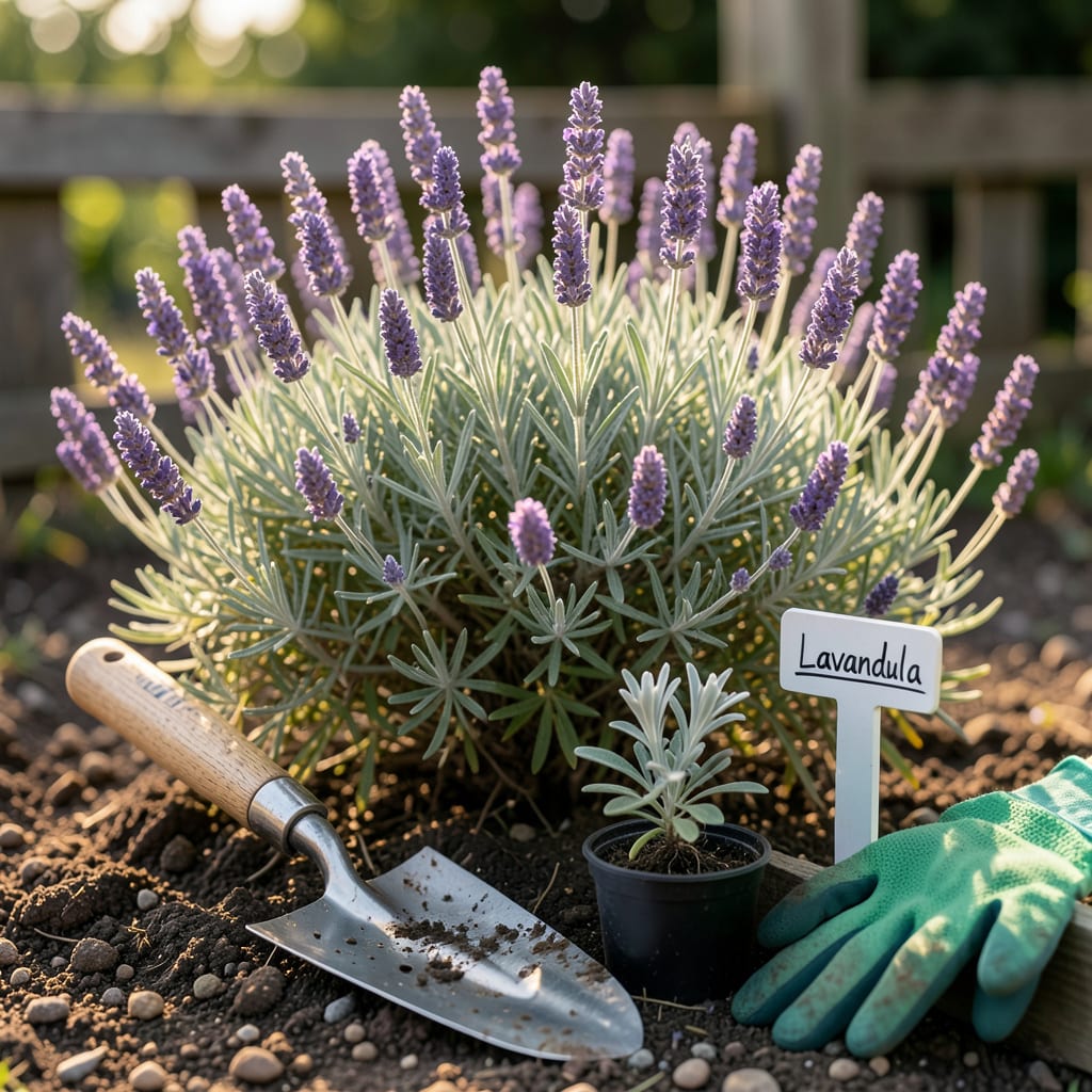 When to Plant Lavender in Michigan: Perfect Timing for Thriving Blooms illustration with key details