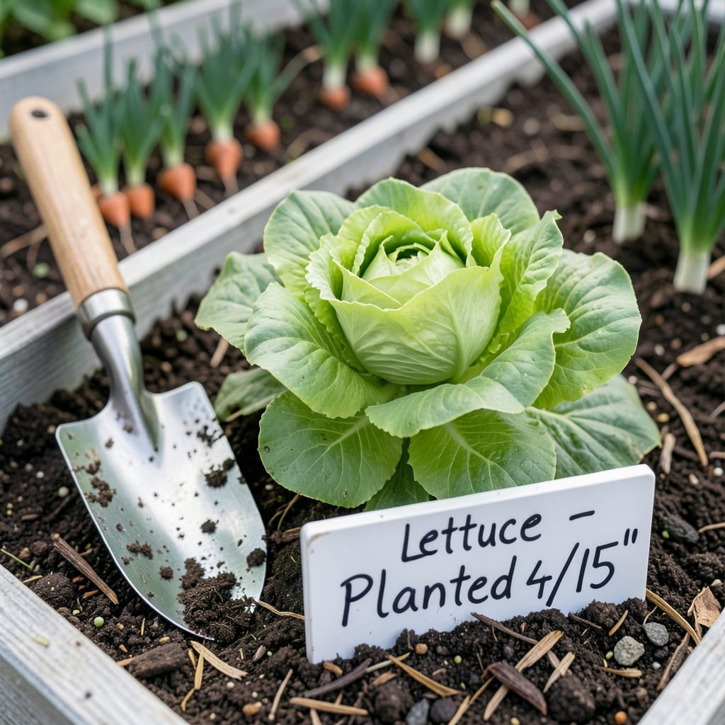 When to Plant Lettuce in Zone 7: Spring & Fall Dates for Crisp Leaves example with annotations