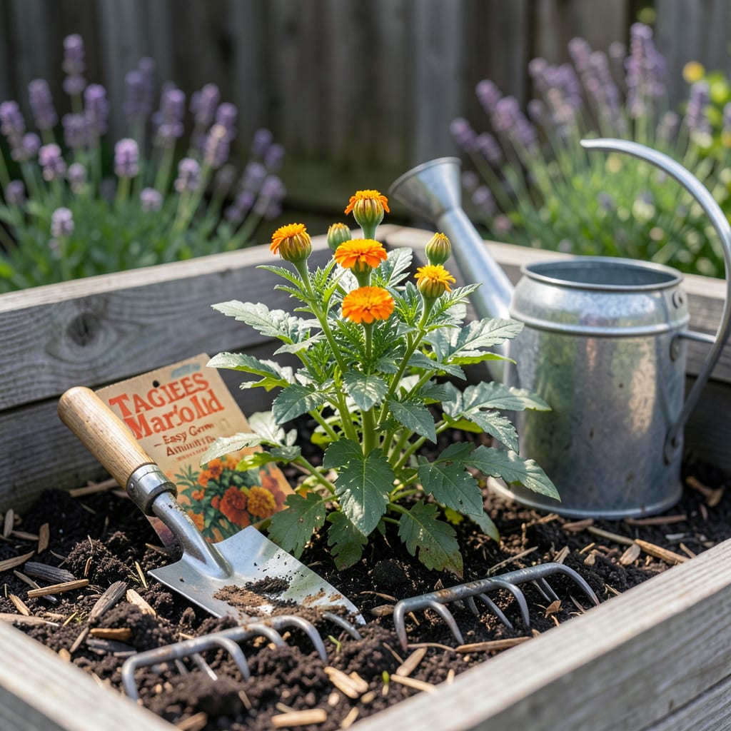 When to Plant Marigolds in Georgia: Frost Free Dates for Vibrant Summer Blooms example with annotations