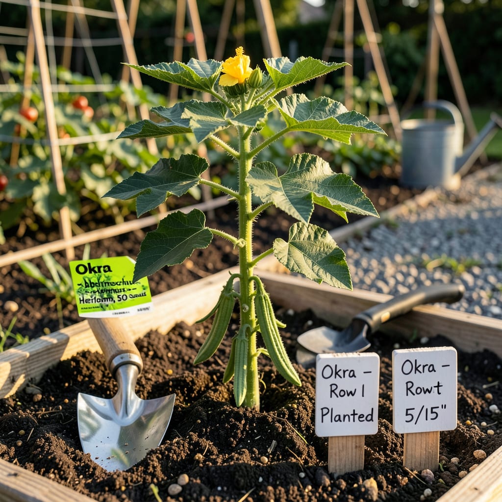 when to plant okra in alabama illustration with key details