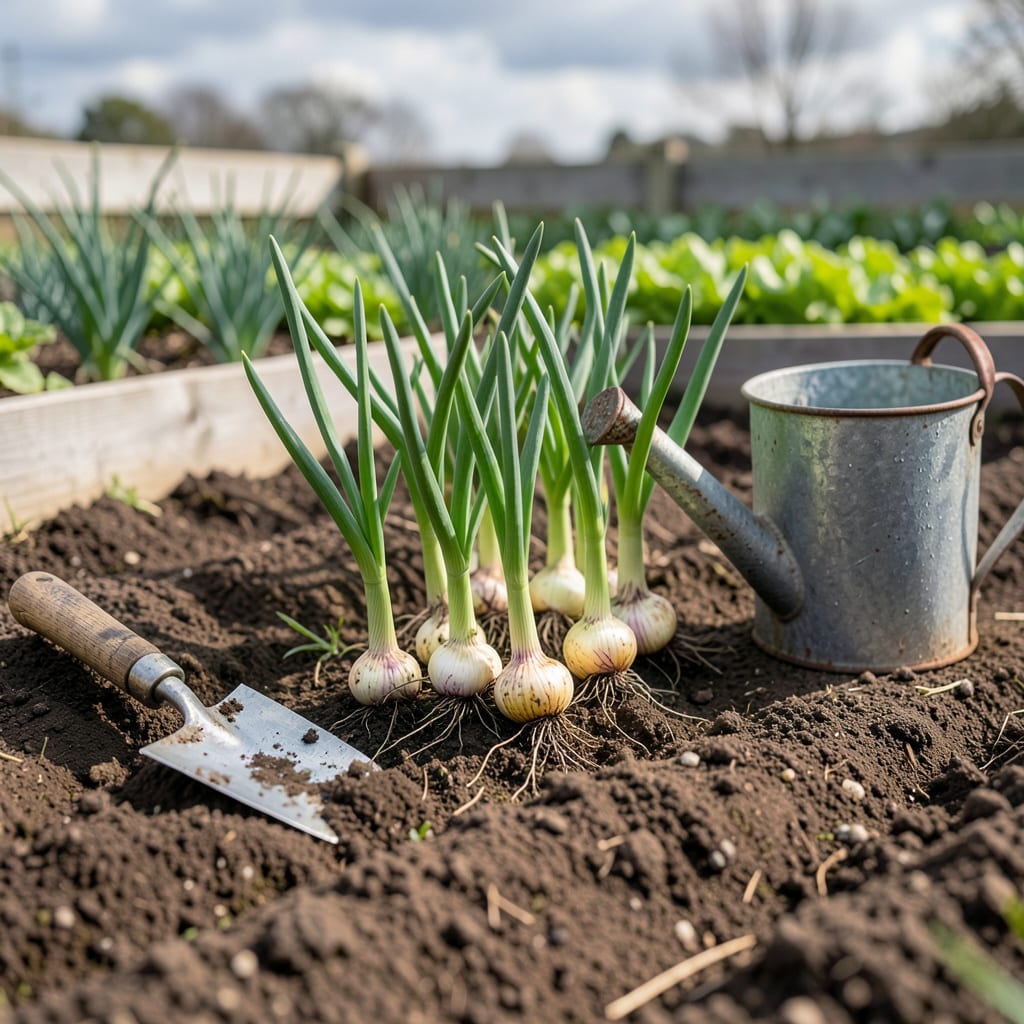 When to Plant Onions in Arkansas: Perfect Timing for Bigger Harvests example with annotations