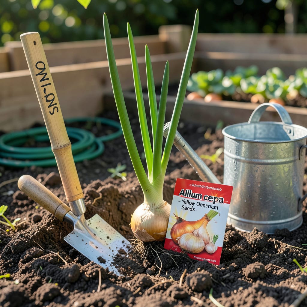 When to Plant Onions in Kansas: Frost Free Calendar for Bigger Bulbs illustration with key details