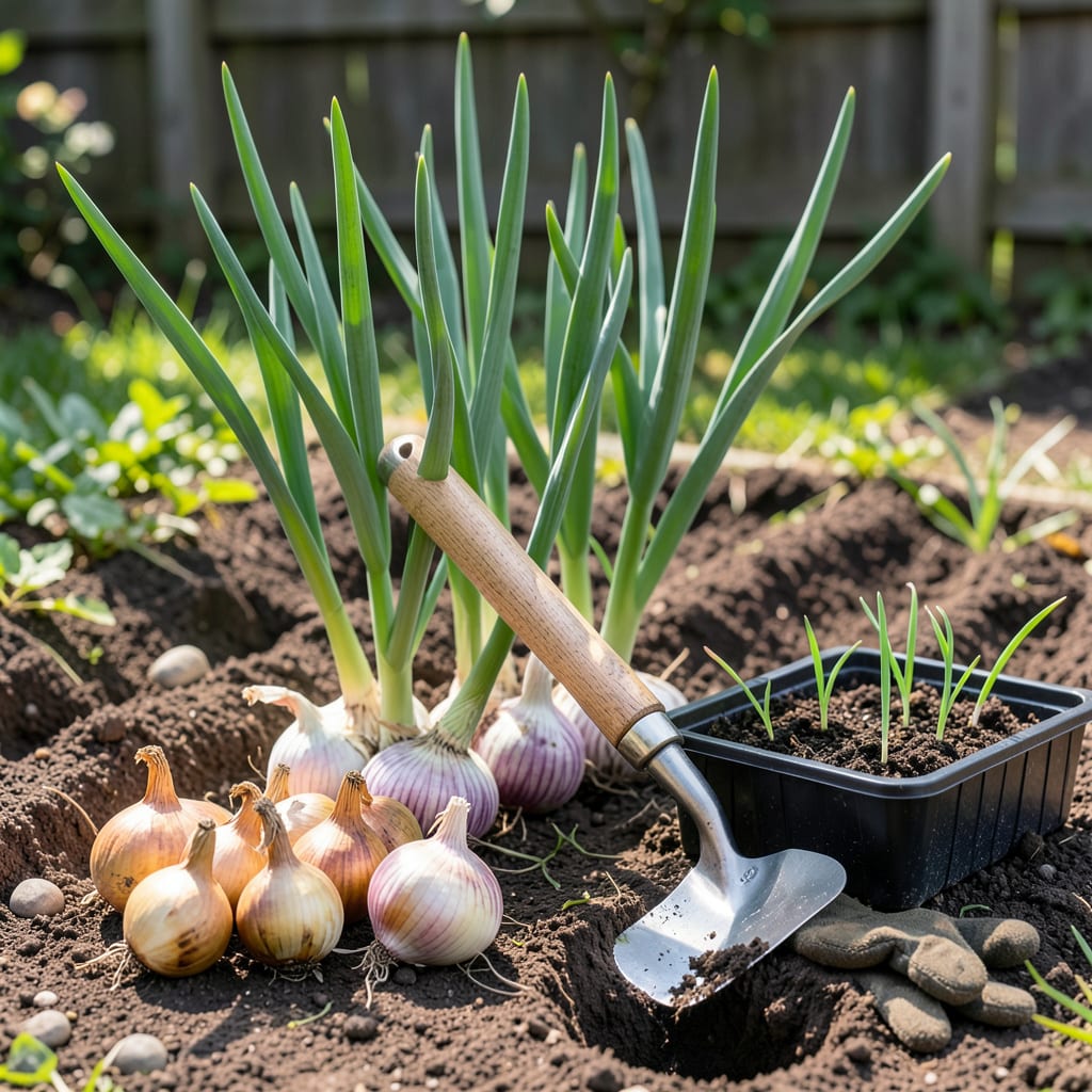 When to Plant Onions in Zone 5: Spring and Fall Timing for Bigger Bulbs illustration with key details
