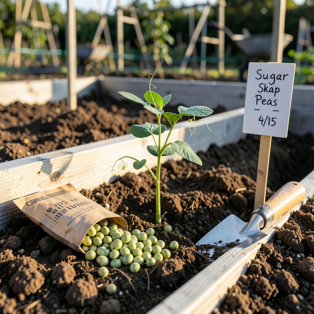 When to Plant Peas in Michigan: Zone 5 Calendar for Sweetest Pods illustration with key details