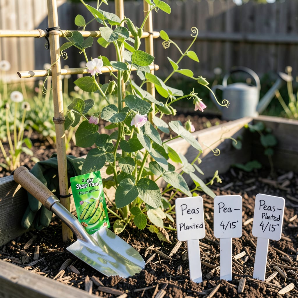 Visual representation of When to Plant Peas in PA: Early Spring and Fall Windows for Sweetest Harvests