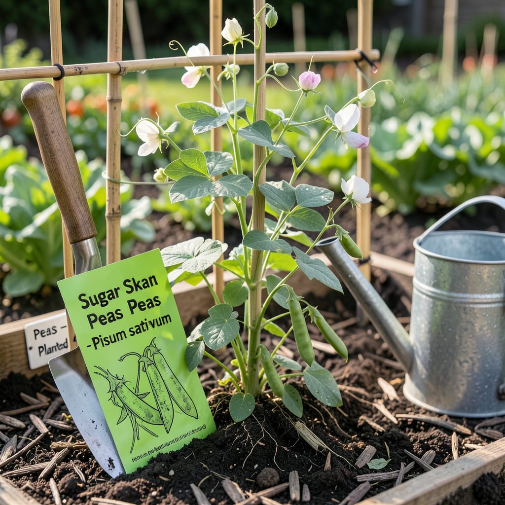when to plant peas in wisconsin illustration with key details