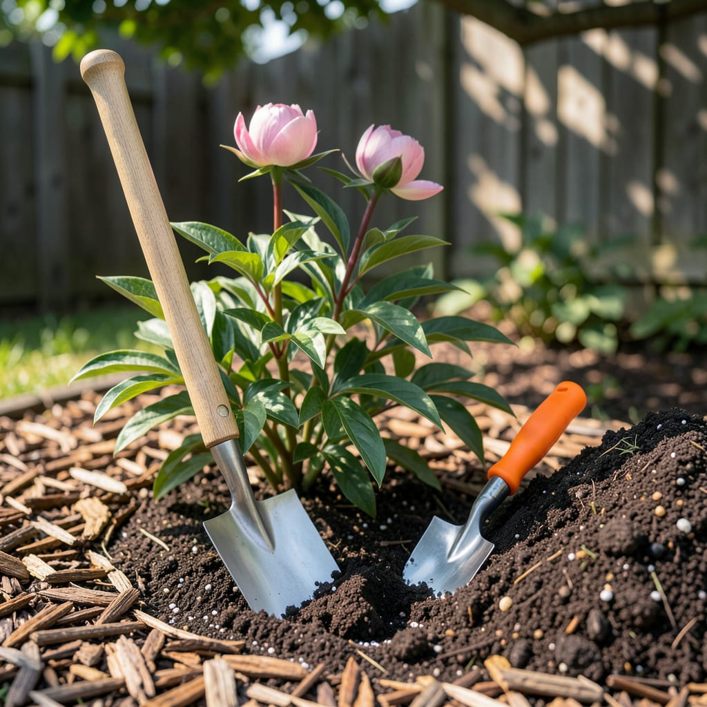 When to Plant Peonies in NC: Perfect Timing for Stunning Blooms illustration with key details
